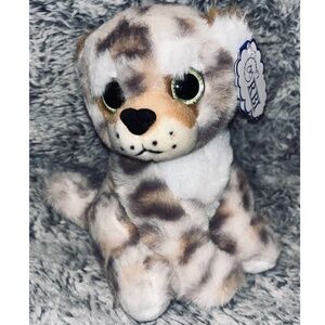 NWT Stuffed Animal Baby Leopard My Lil JUNGLE soft plush w/Tag RBI 7"